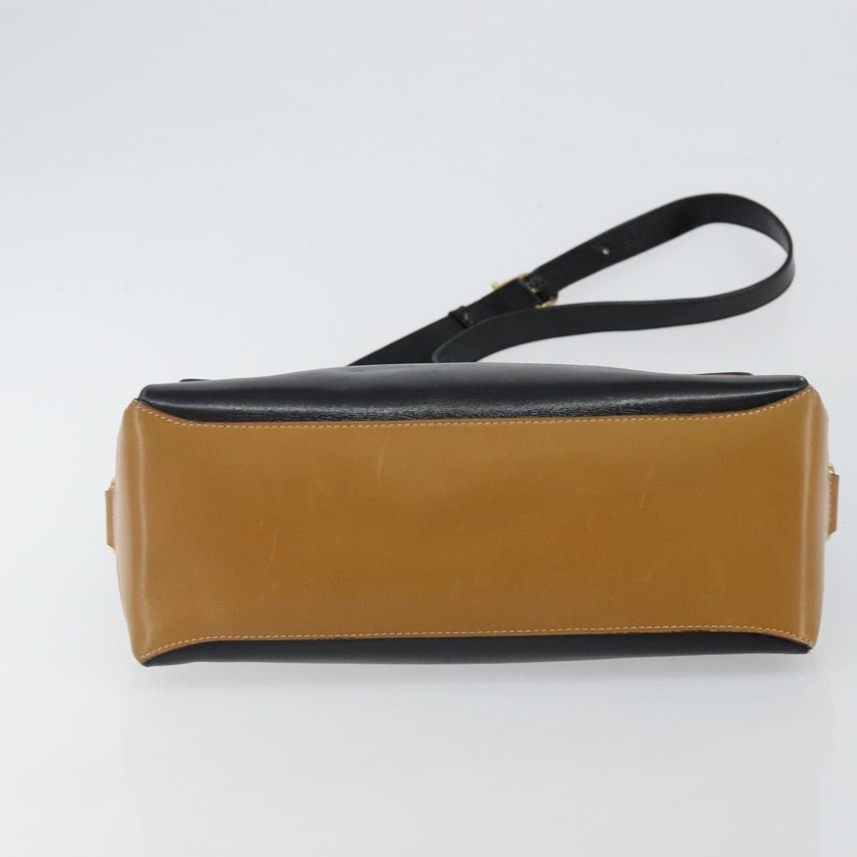 Celine CELINE Shoulder Bag Leather Black Gold Size ONE SIZE - 9 Thumbnail