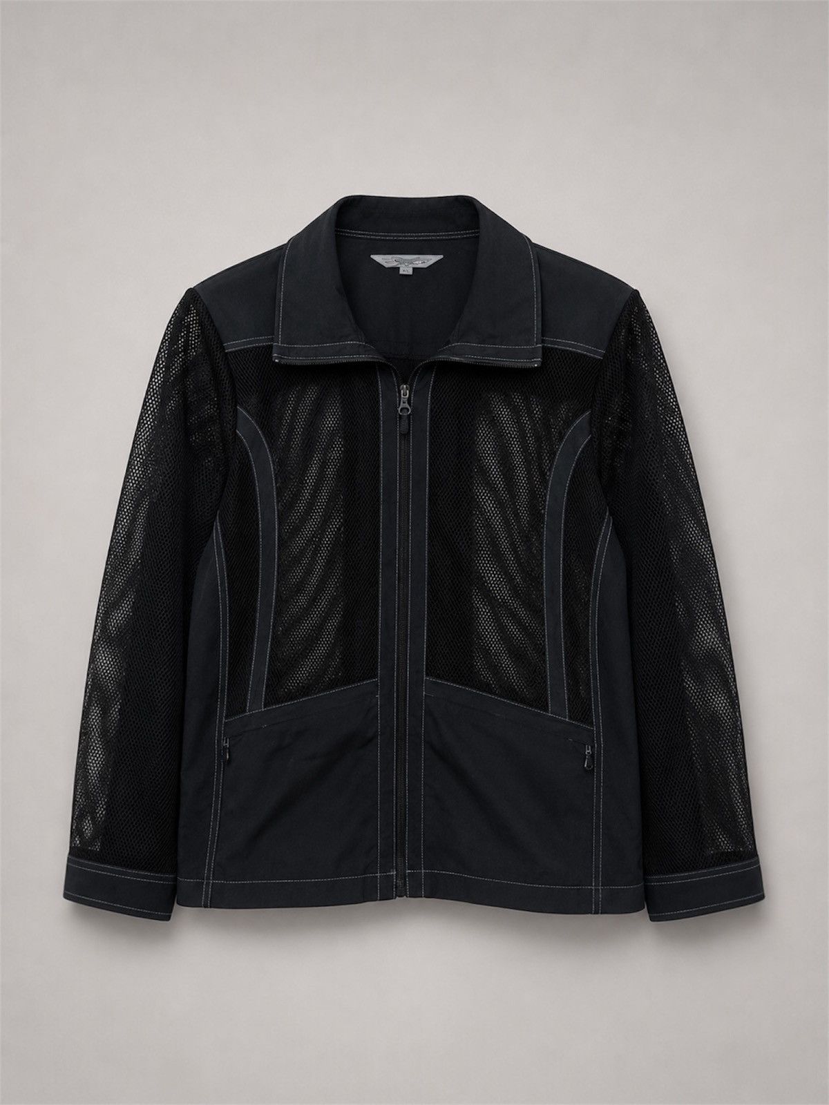 Japanese Brand Crocodile Transparent Jacket Rock 'n' Roll Black Stylish Size L / US 10 / IT 46 - 1 Thumbnail