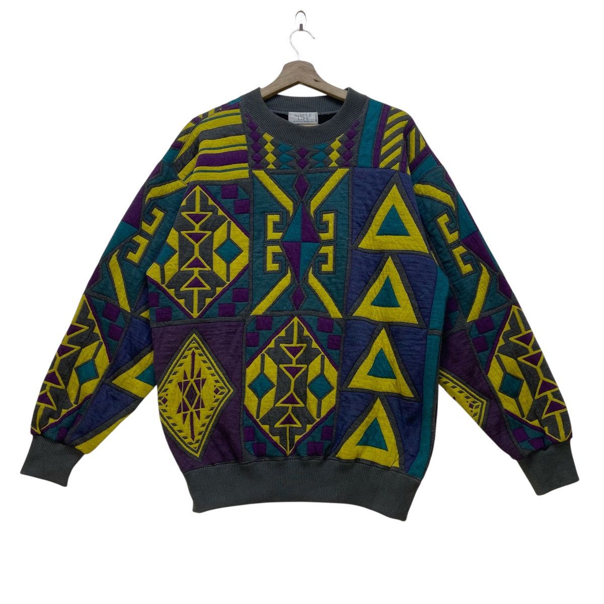 Japanese Brand Vintage Japnese Streetwear Simple Life Art Sweatshirt Size US L / EU 52-54 / 3 - 2 Thumbnail
