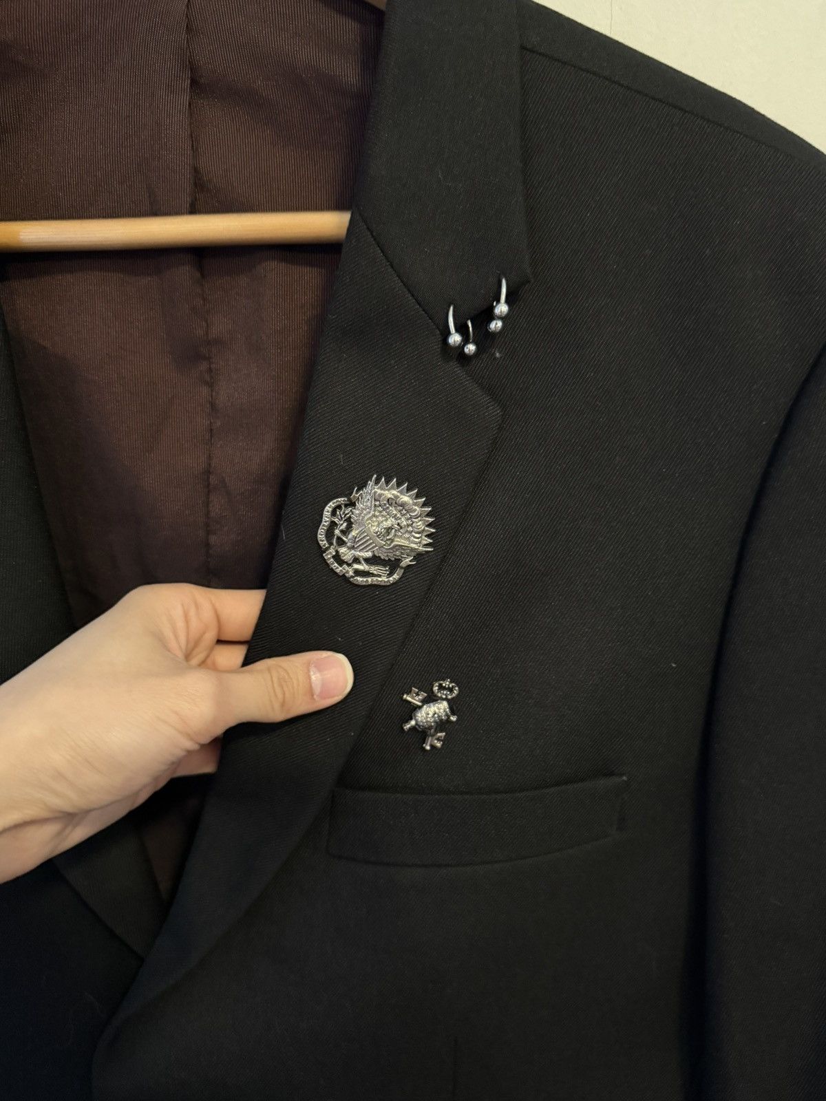 Balmain Balmain SS11 decarnin pin medal blazer Size US M / EU 48-50 / 2 - 5 Thumbnail