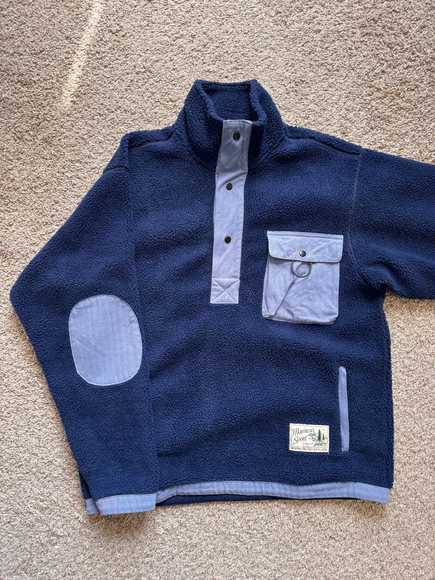 image of Manresa Dover Fleece in Navy, Men's (Size Small)