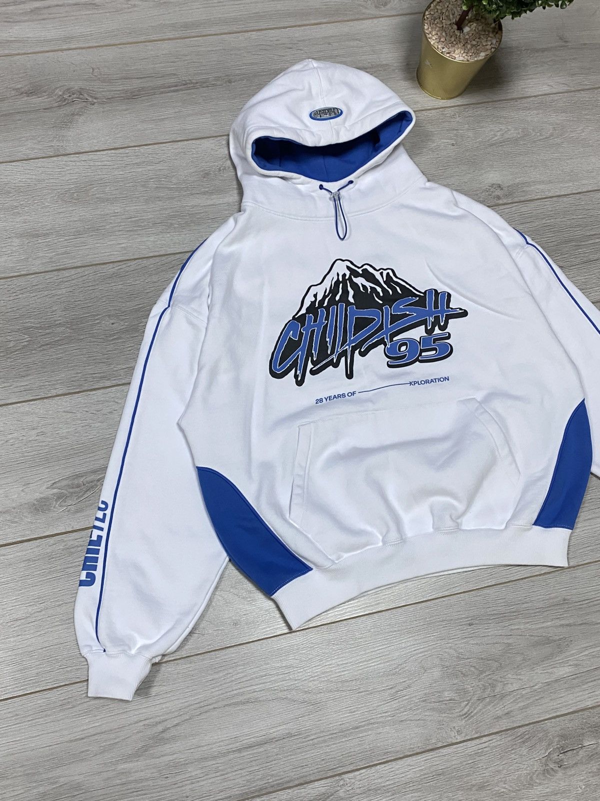 Vintage Vintage Childish 95 snow hoodie white skate 90s Size US S / EU 44-46 / 1 - 5 Thumbnail