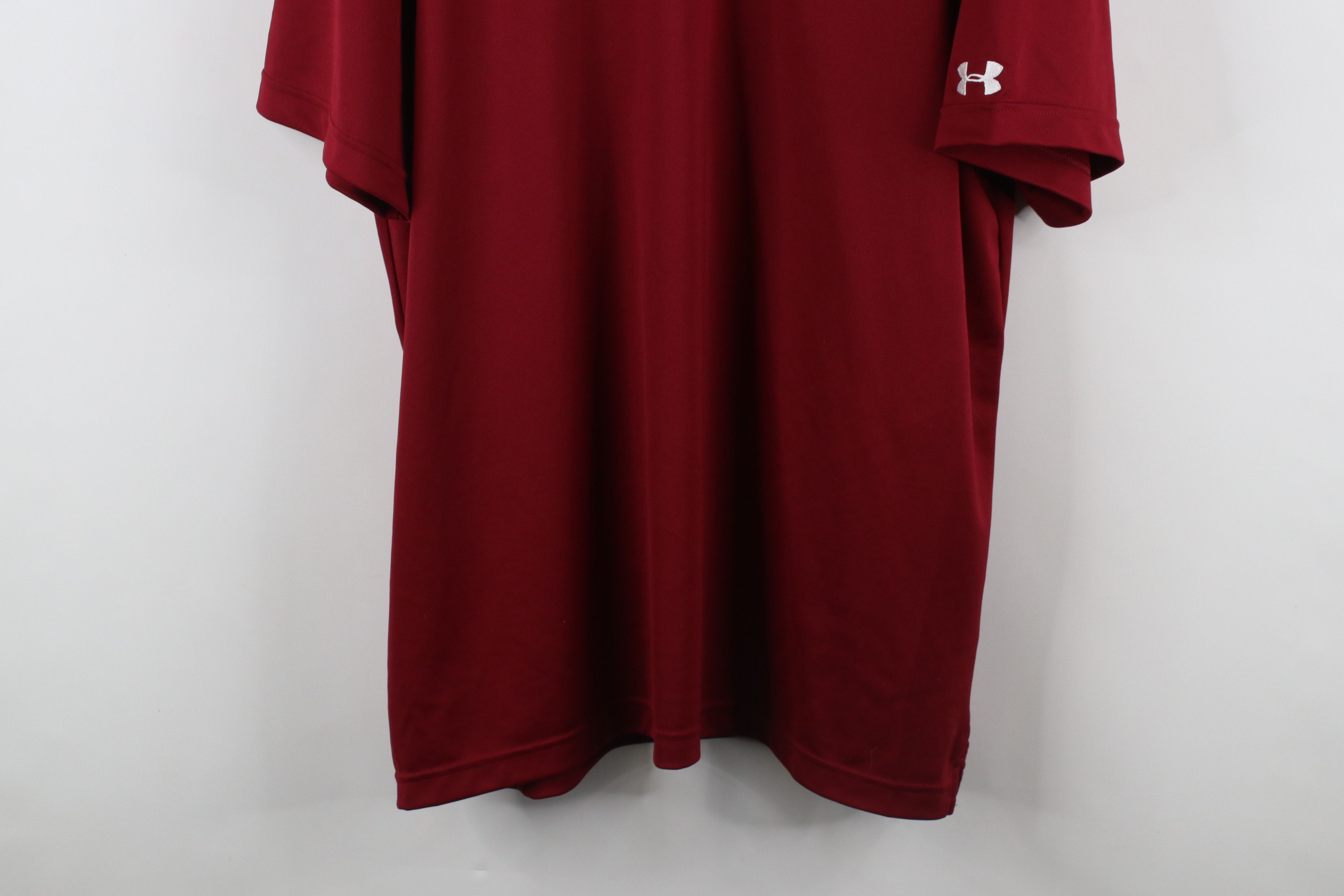 Under Armour × Vintage New Under Armour Spell US Marine Corps USMC Polo Shirt Red Size US XXL / EU 58 / 5 - 3 Thumbnail