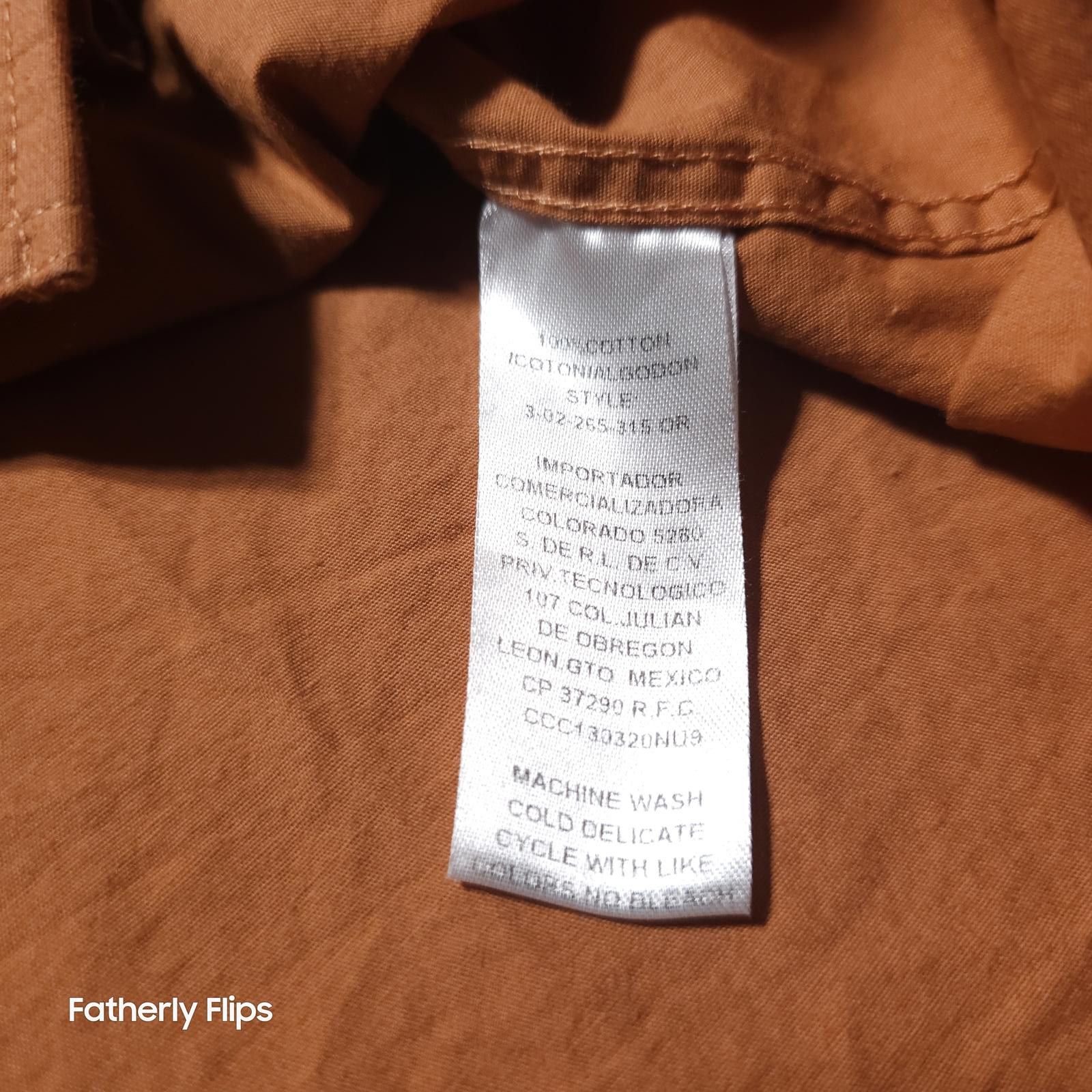 Roper Roper Mens Western Short Sleeve Shirt Medium Rust Pearl snap Size US M / EU 48-50 / 2 - 8 Thumbnail