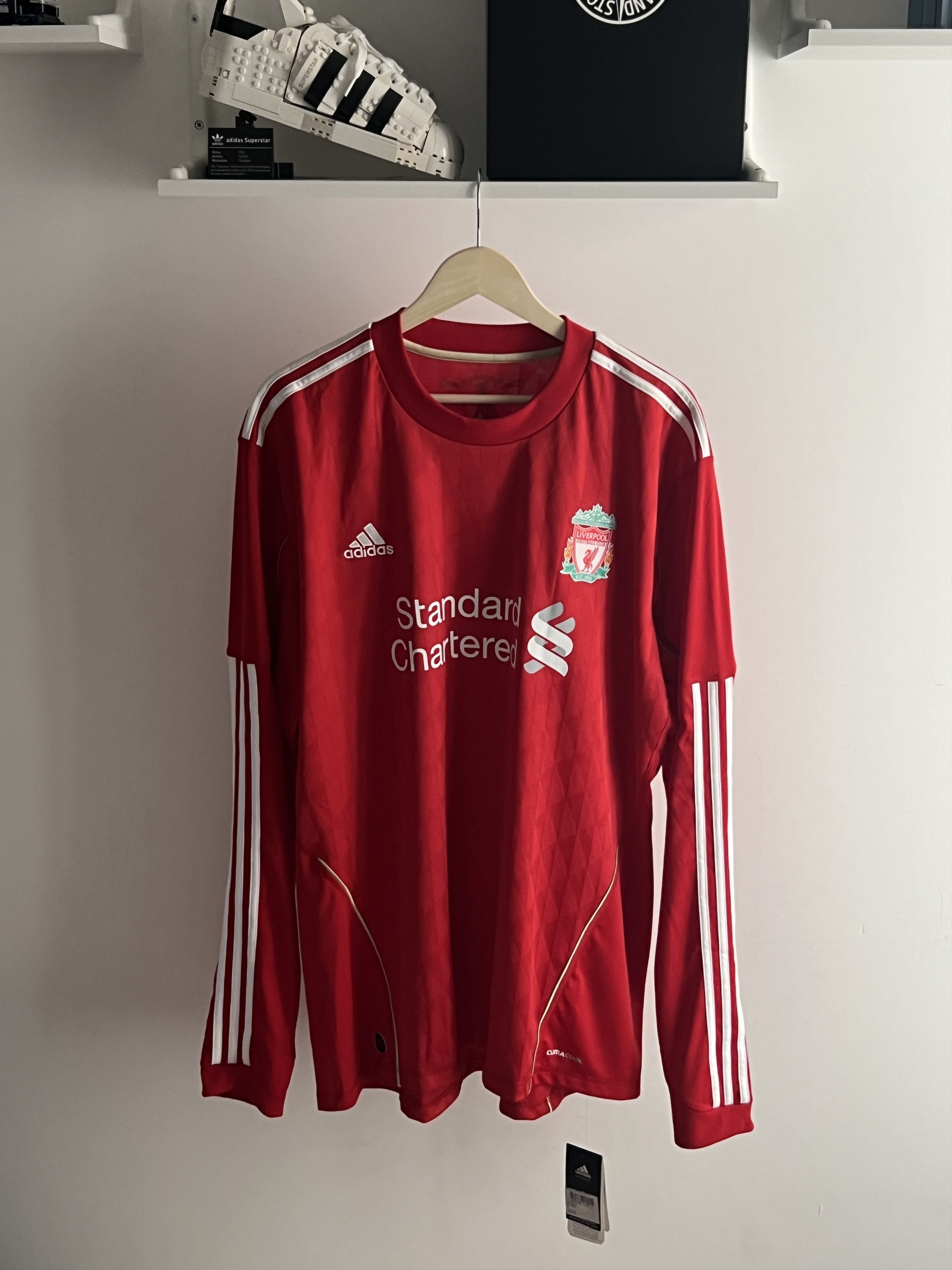 Adidas Soccer Jesey Adidas Fc Liverpool 2010 Maxi 17 Home Size US XXL / EU 58 / 5 - 1 Thumbnail