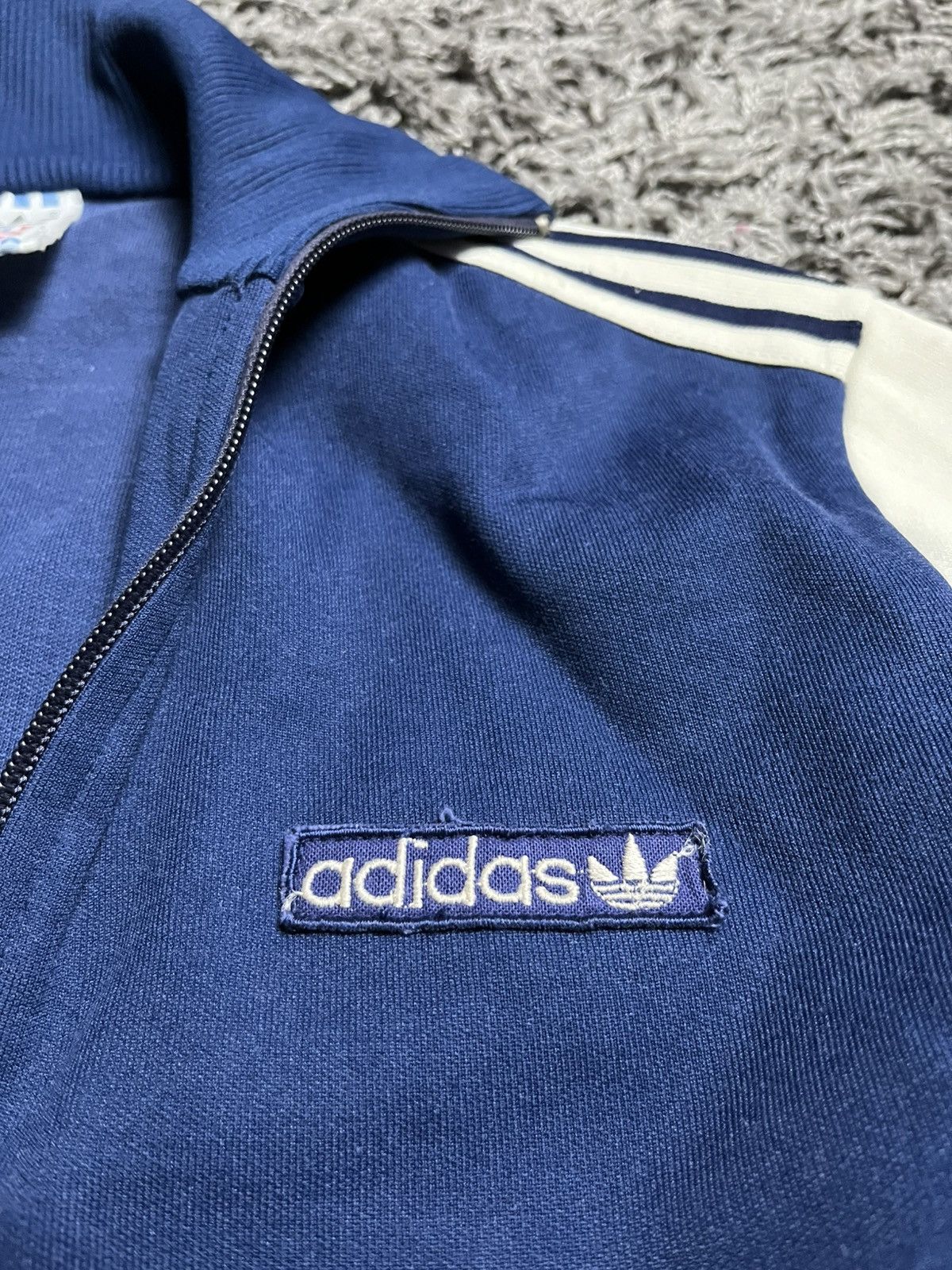 Adidas RARE Vintage Adidas Trefoil Track Jacket Yugoslavia Era 80x Size US S / EU 44-46 / 1 - 4 Thumbnail