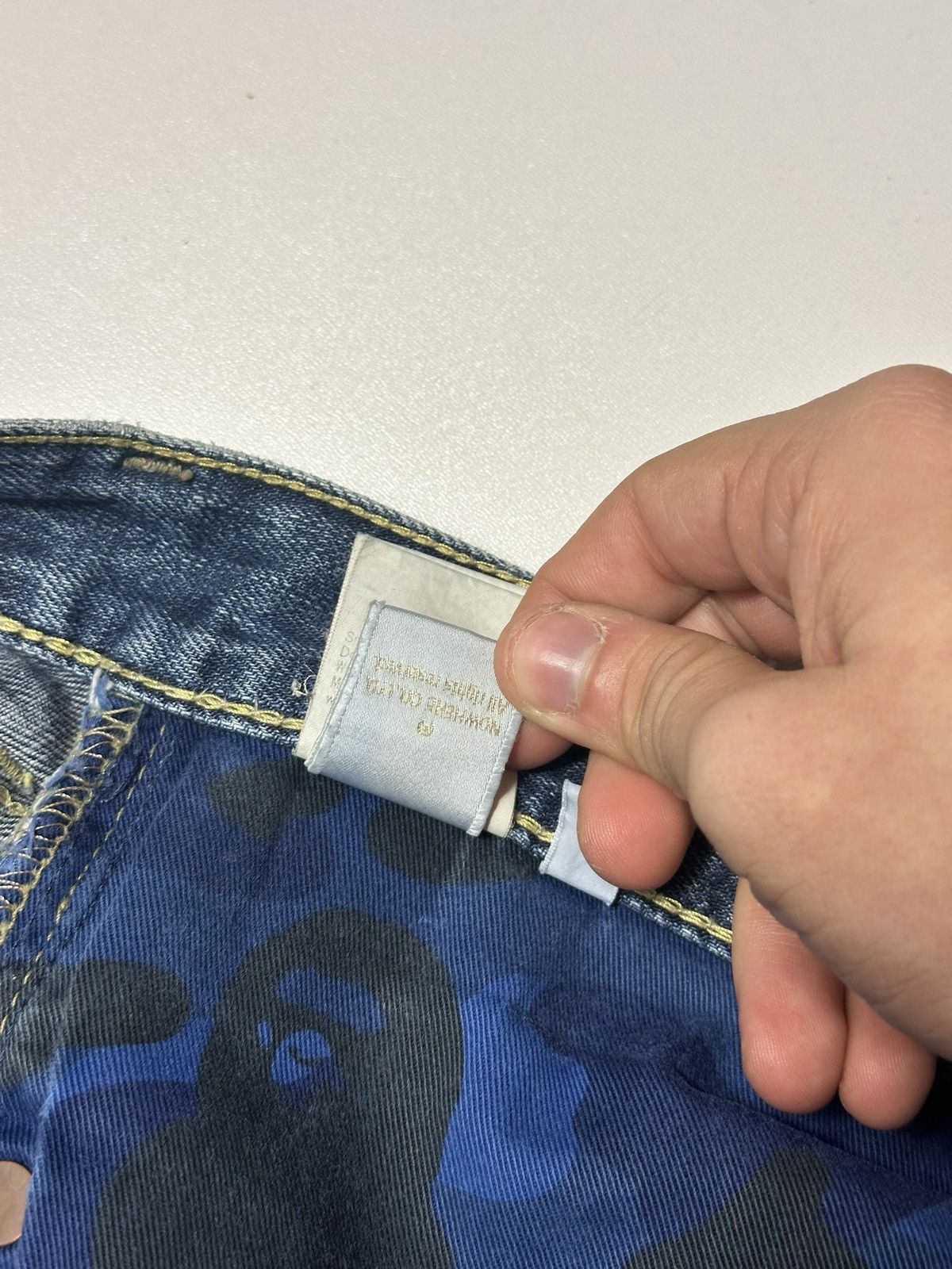 Bape Vintage Bape Embroidered Jeans Size US 32 / EU 48 - 14 Thumbnail