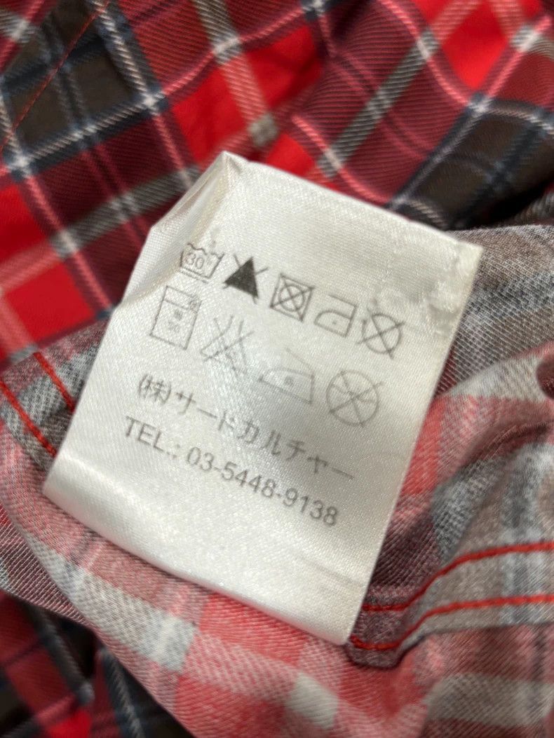 Givenchy Givenchy Givenchy Long Sleeve Plaid Shirt Red Black -2507 Size US M / EU 48-50 / 2 - 6 Thumbnail
