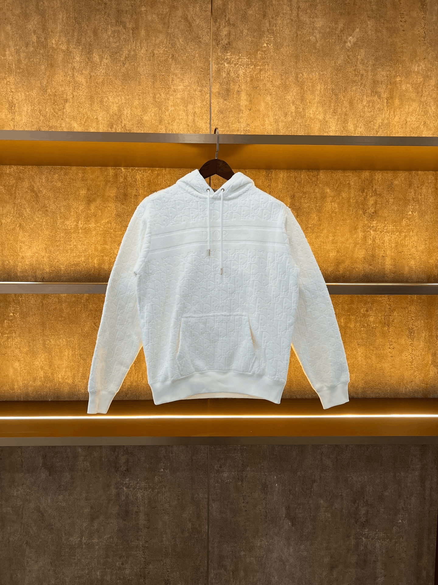 Dior Dior White Hoodie s Men Size US S / EU 44-46 / 1 - 1 Thumbnail