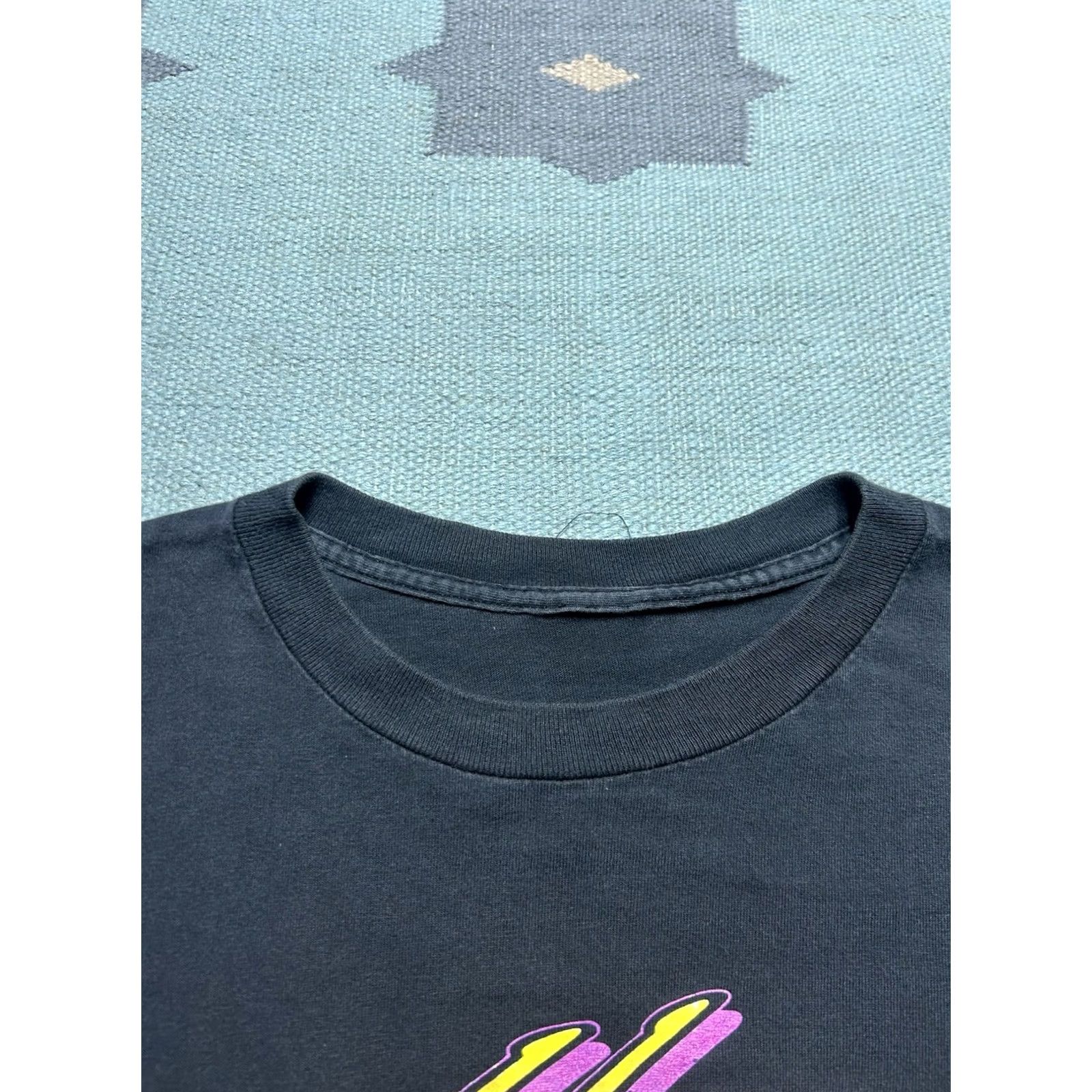 NASCAR VINTAGE 90s Graphic T Shirt Jeff Gordon Nascar Racing Hot Stuff Single Stitch XL Shirt Men Black 90s Mens XL Yellow? Size US XL / EU 56 / 4 - 5 Thumbnail