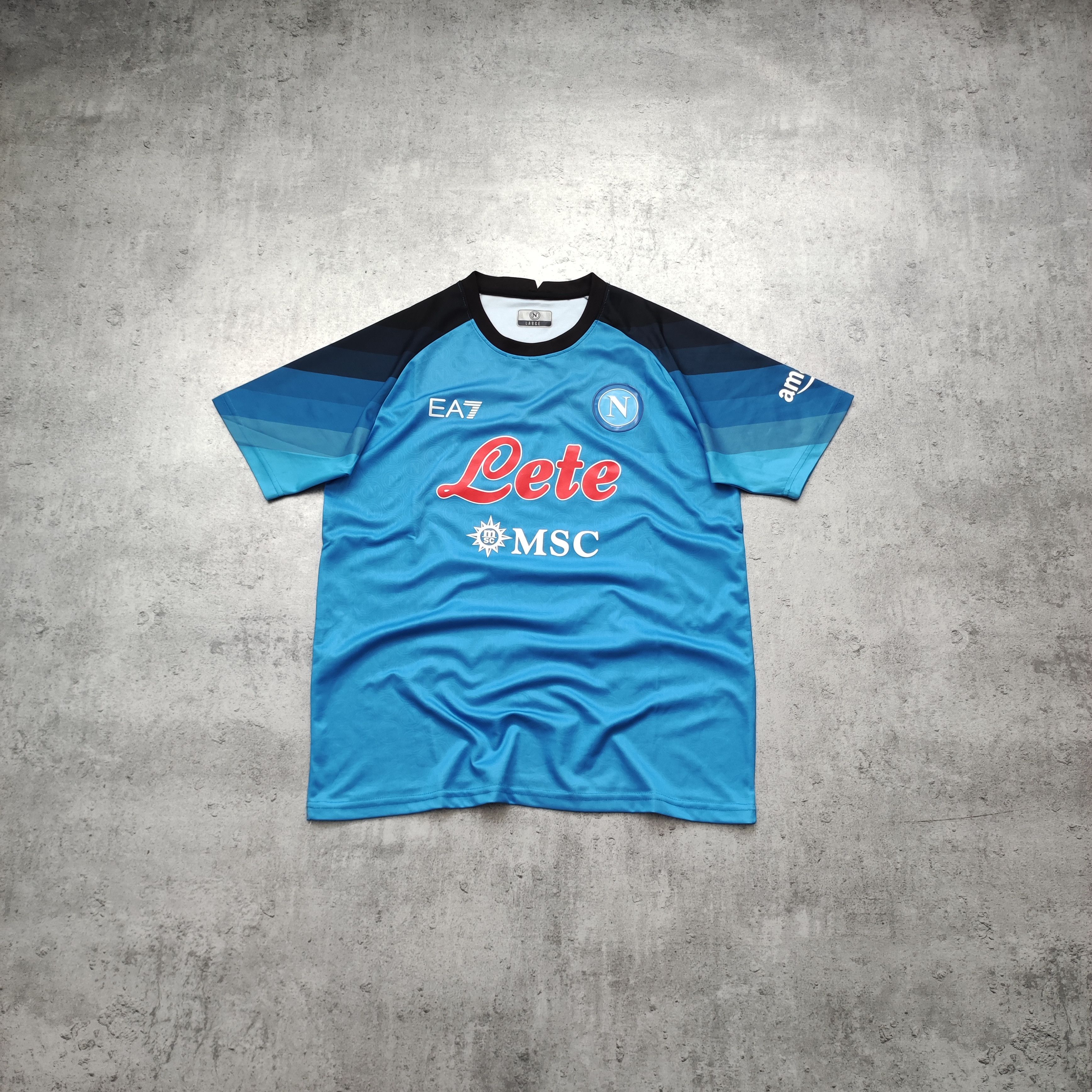 Armani Football Jersey Italy EA7 SSC Napoli 2022/23 Champion Kit Size US L / EU 52-54 / 3 - 1 Thumbnail