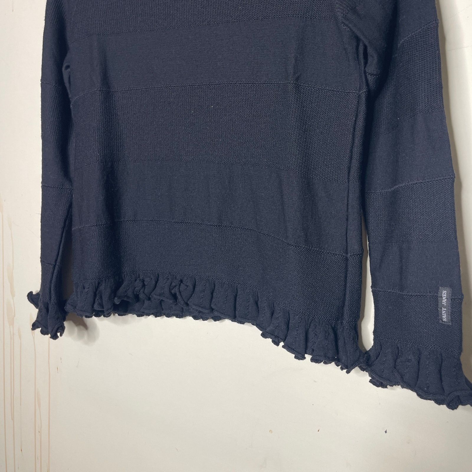 Saint James Saint James France wool black knitted long sleeve top sz 6 Size M / US 6-8 / IT 42-44 - 6 Thumbnail