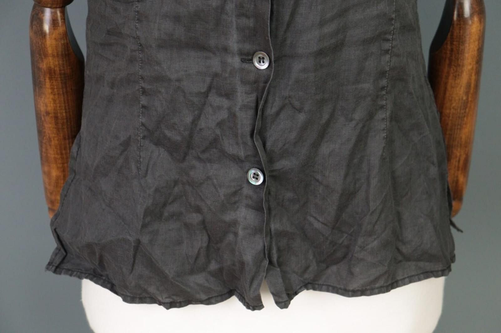 Romeo Gigli Romeo Gigli Milano Brown Button Down Blosue Shirt Size 42 Size M / US 6-8 / IT 42-44 - 5 Thumbnail