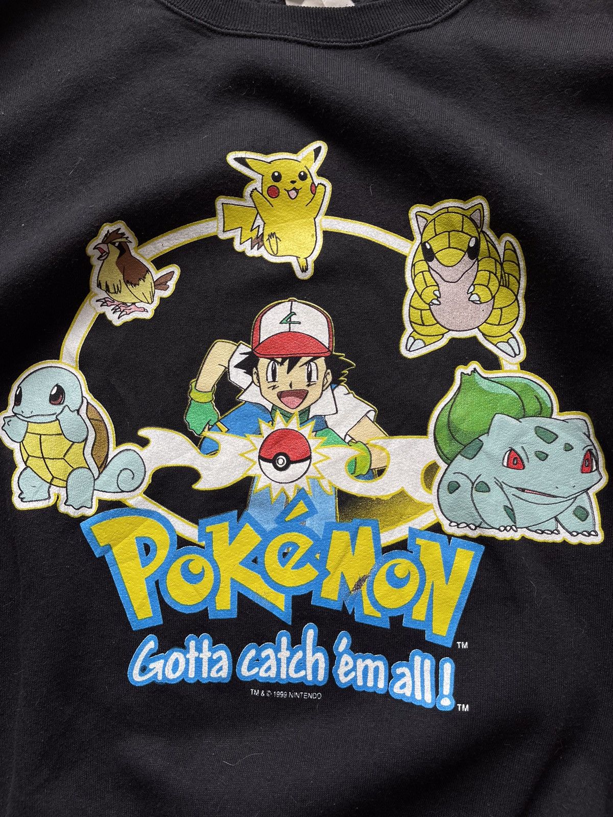 Cartoon Network × Pokemon 1999 Pokemon Nintendo Ash ‘Gotta Catch Em All Sweatshirt Size US M / EU 48-50 / 2 - 6 Thumbnail
