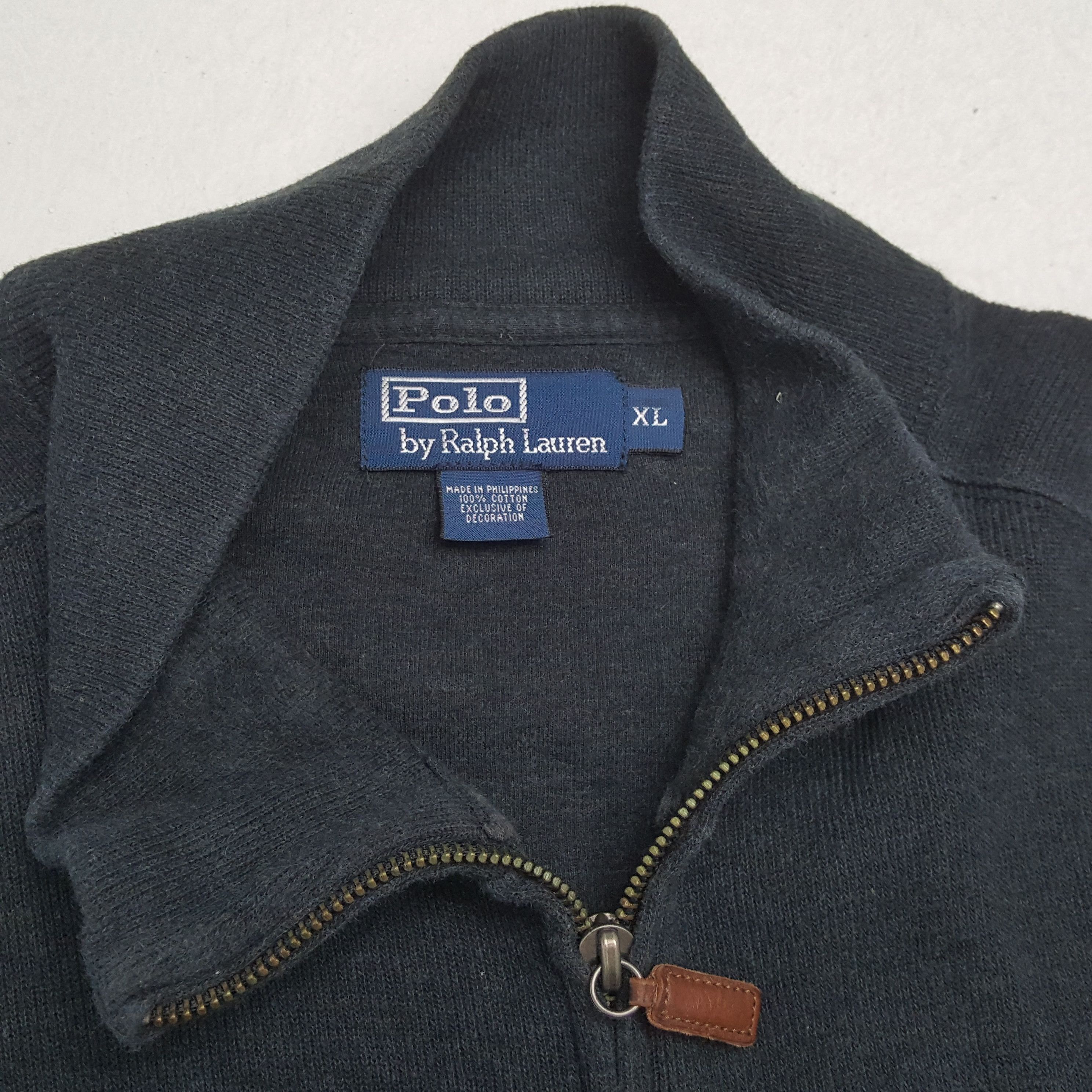 Polo Ralph Lauren × Vintage Vintage POLO by RALPH LAUREN Fashion Brand Zipper Sweater Size US XXL / EU 58 / 5 - 8 Thumbnail