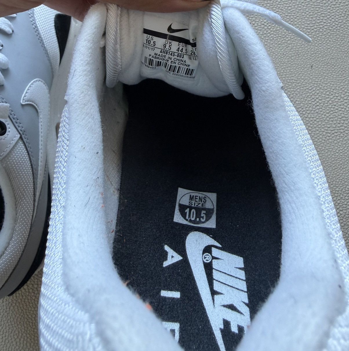 Nike Nike Air Max 1 ‘Wolf Grey’ Size US 10.5 / EU 43-44 - 10 Thumbnail
