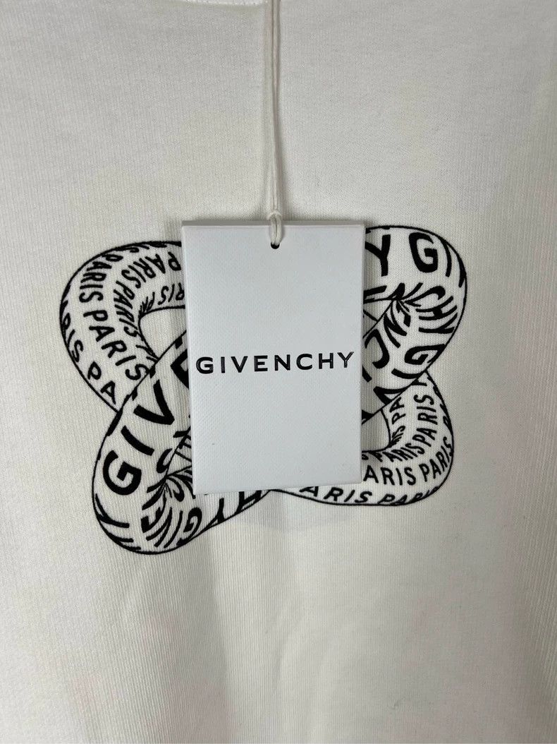Givenchy Givenchy Double Ring Logo Hooded Sweatshirt Size US XS / EU 42 / 0 - 4 Thumbnail
