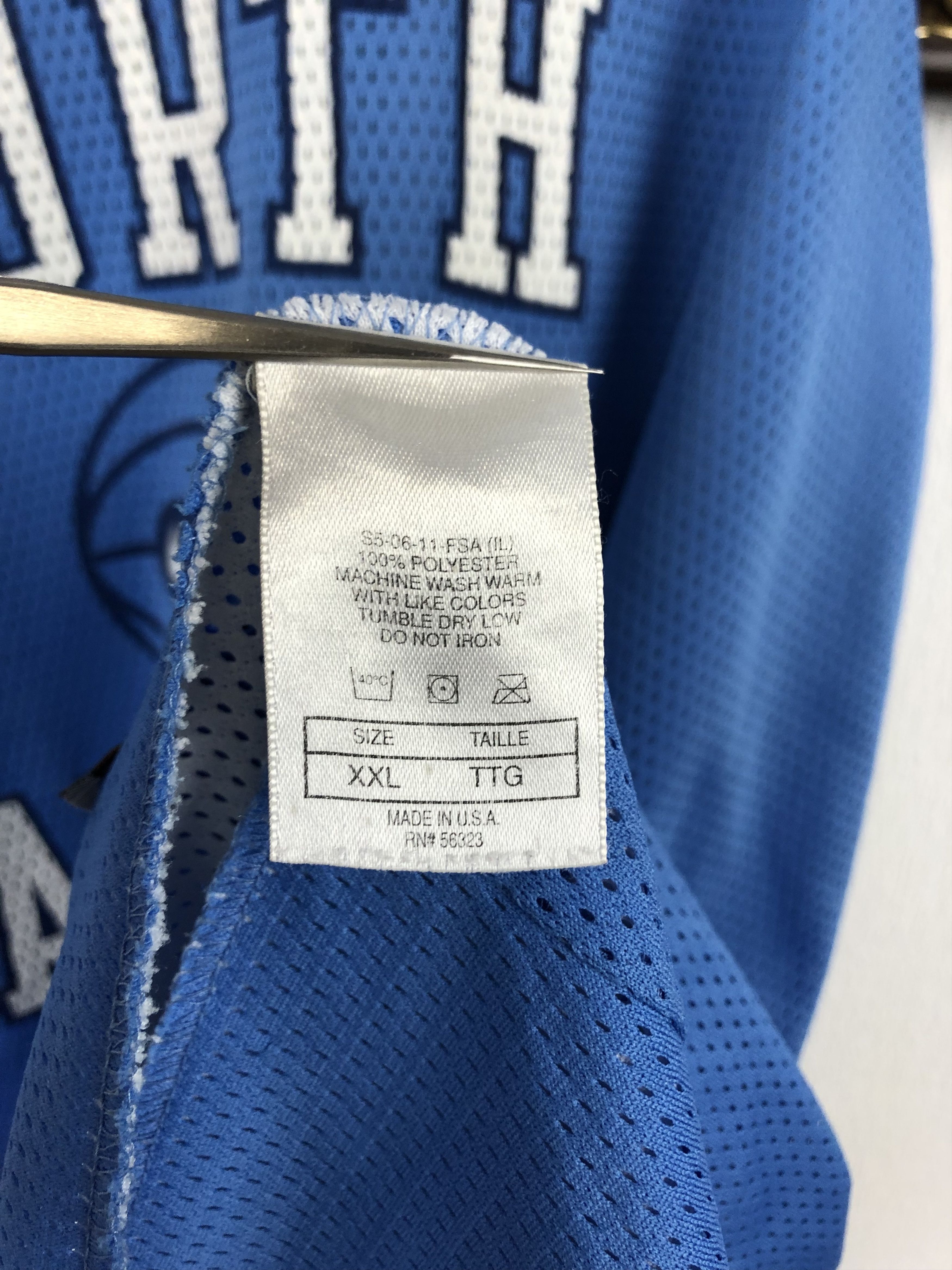 Nike × Vintage Vintage NCAA North Carolina Double Sided Jersey Shirt Rare Size US XXL / EU 58 / 5 - 9 Thumbnail