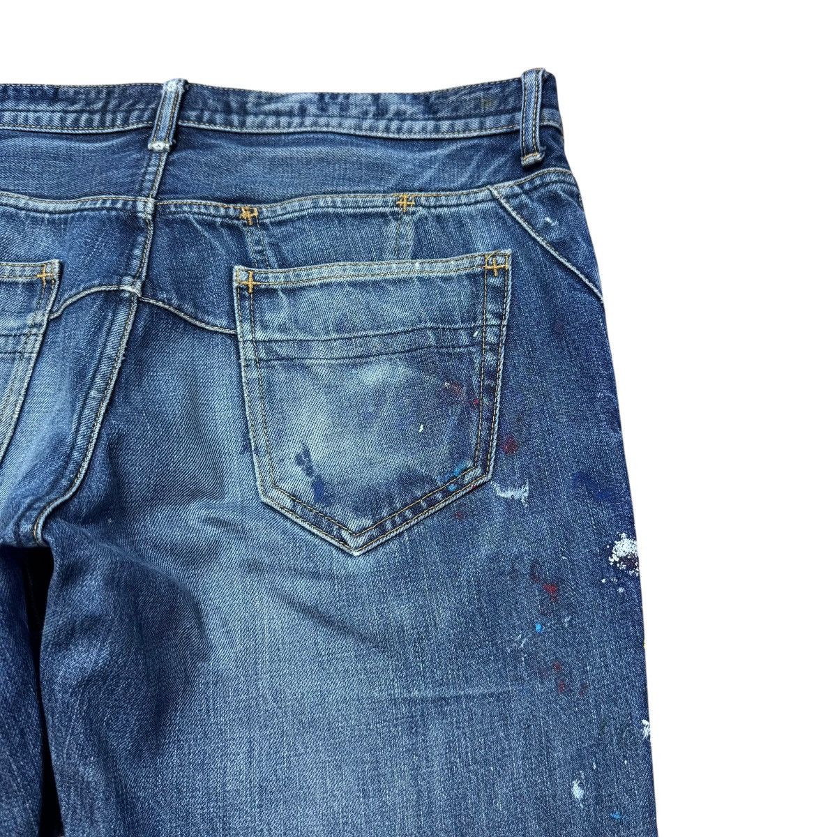 Number (N)ine Number Nine Denim Painter Jeans Grunge Size US 34 / EU 50 - 13 Thumbnail