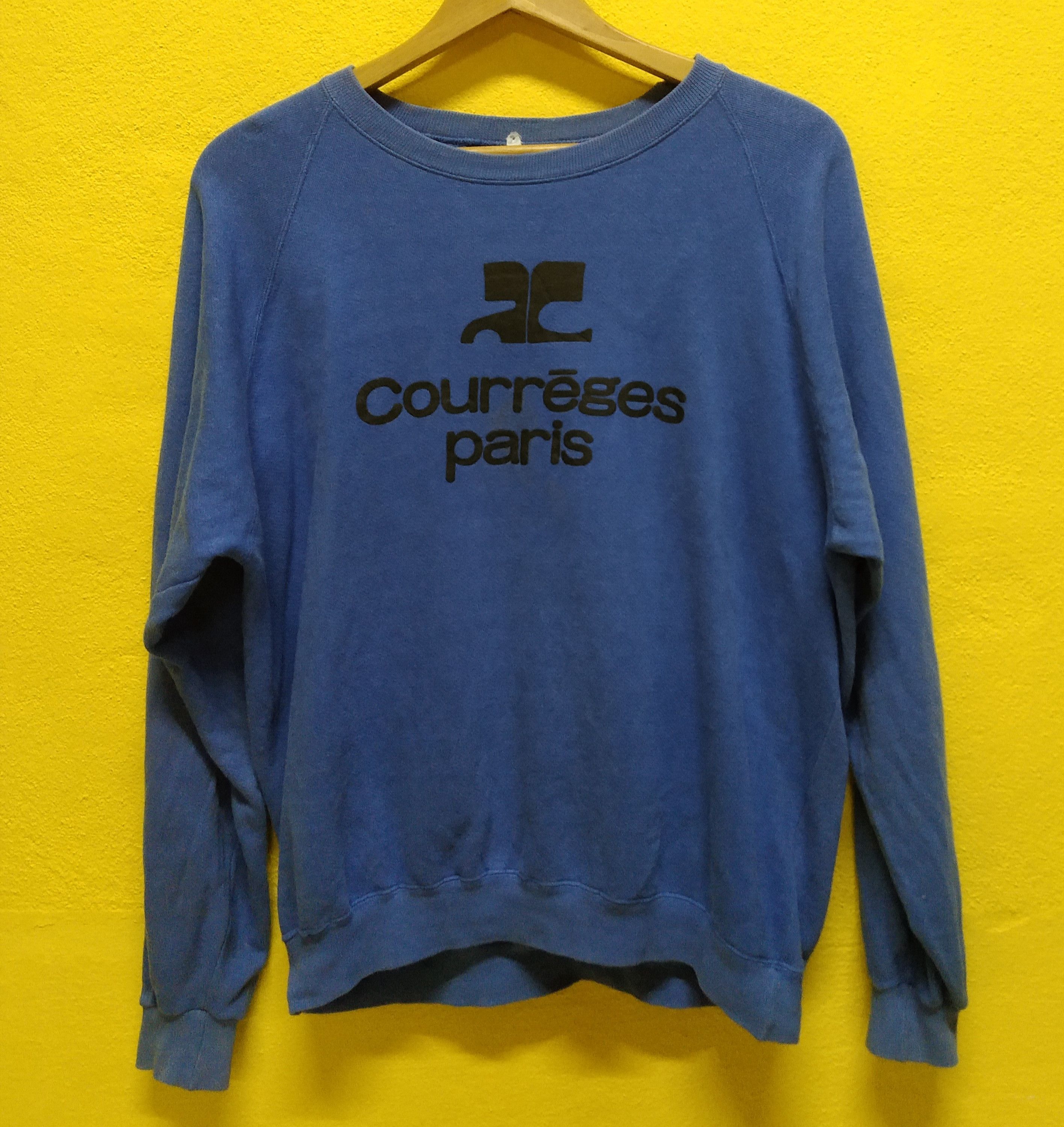 Andre Courreges × Courreges Vintage Courreges Paris Sweatshirt Size US L / EU 52-54 / 3 - 1 Thumbnail