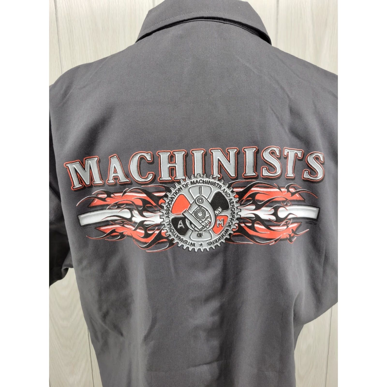 Vintage VINTAGE International Association of Machinists & Aerospace Workers Shirt Men’s Large Size US L / EU 52-54 / 3 - 7 Thumbnail
