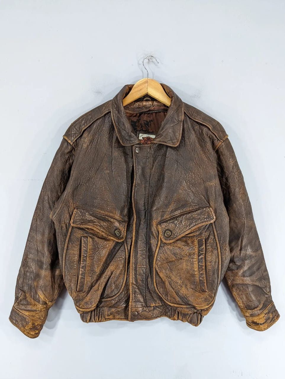 Harley Davidson 💥Offer Me💥VTG 80s Harley Davidson Leather Bikers Jackets Size US L / EU 52-54 / 3 - 1 Thumbnail