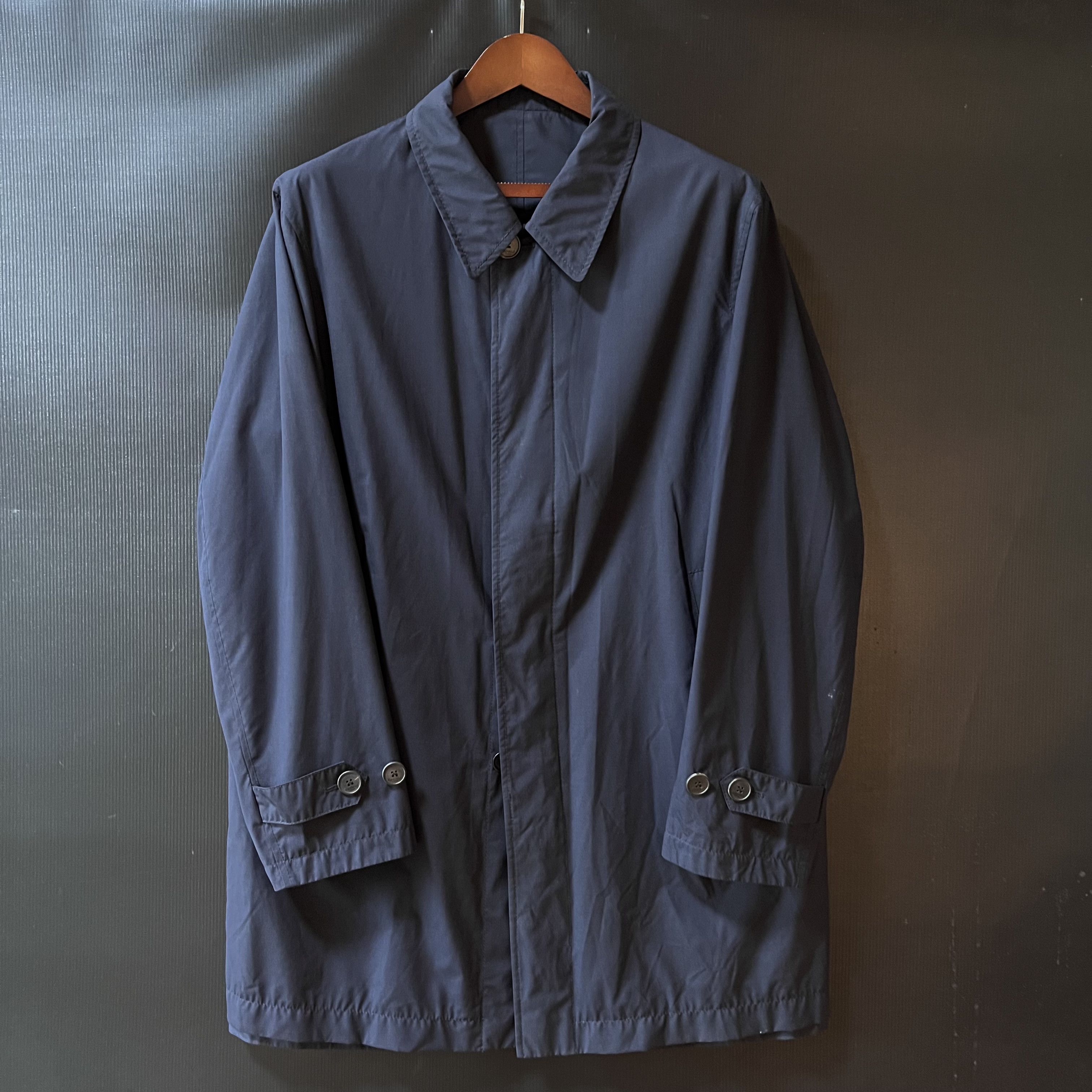 Canali Canali Reversible Wool Silk Commuter Coat Rain Tech Size US M / EU 48-50 / 2 - 1 Thumbnail