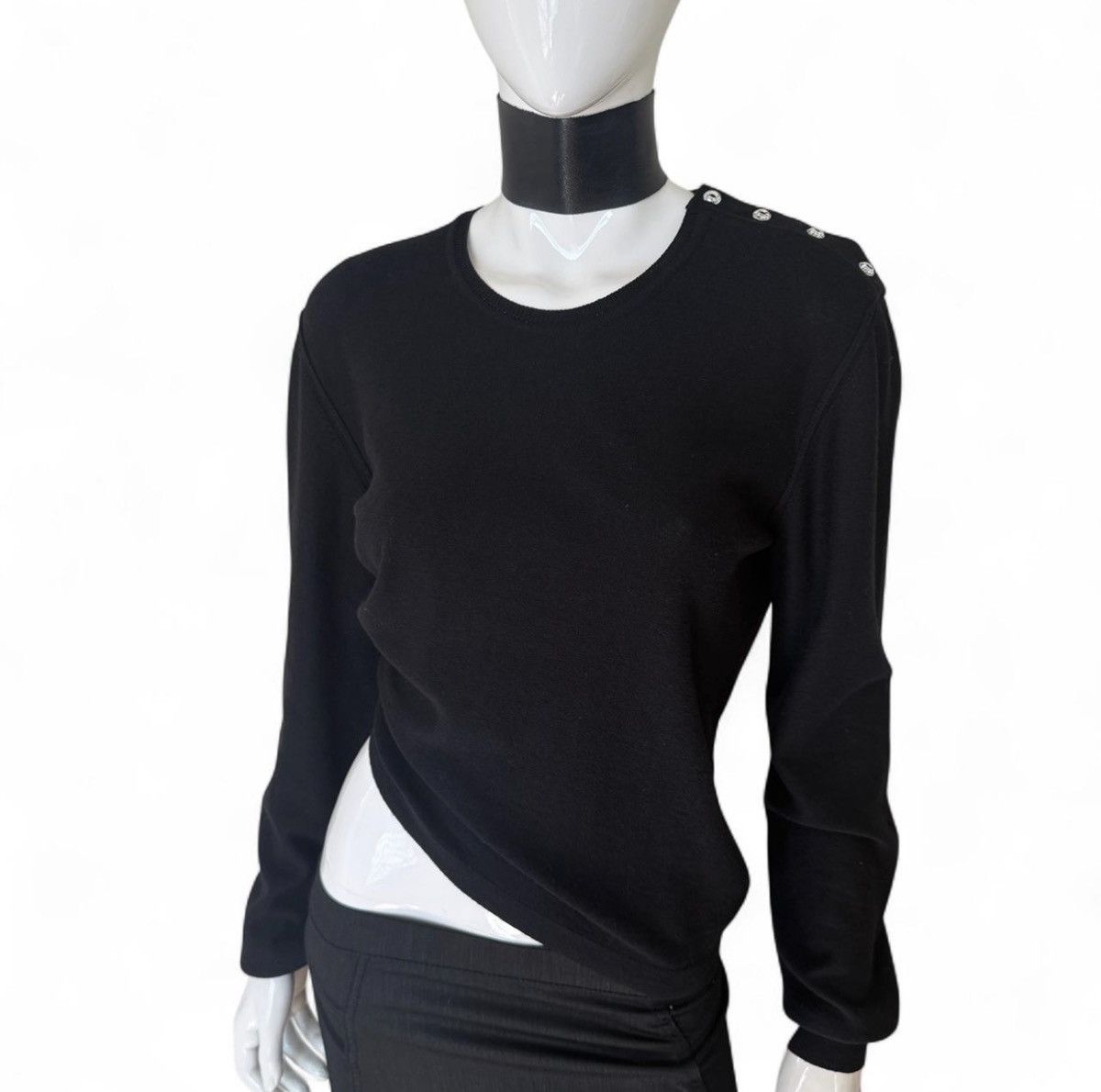 Sonia Rykiel Euro Vintage Sonia Rykiel Paris Black Sweater Size M / US 6-8 / IT 42-44 - 5 Thumbnail