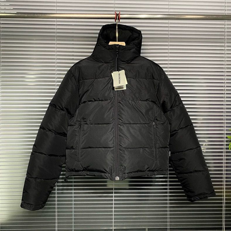 Balenciaga Balenciaga Chest embroidered logo + heavy + black + plaid Size US S / EU 44-46 / 1 - 1 Thumbnail