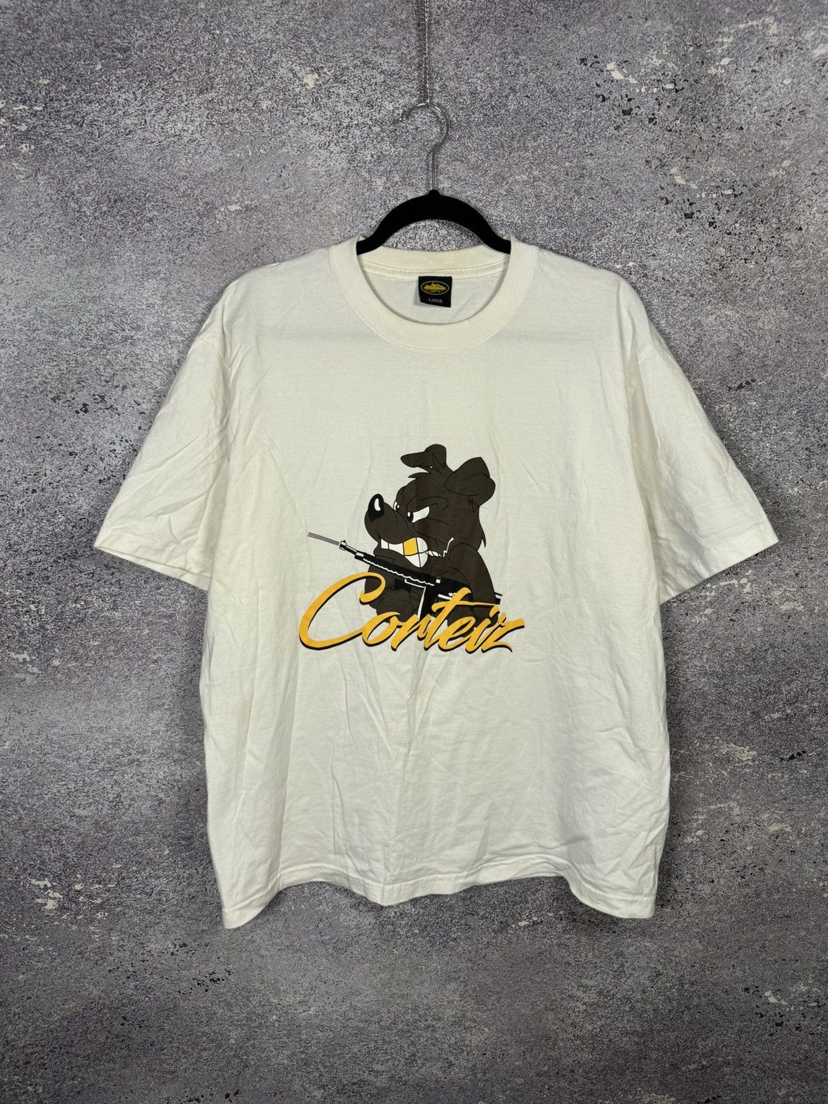 Corteiz Oversized Printed Logo T-Shirt Large