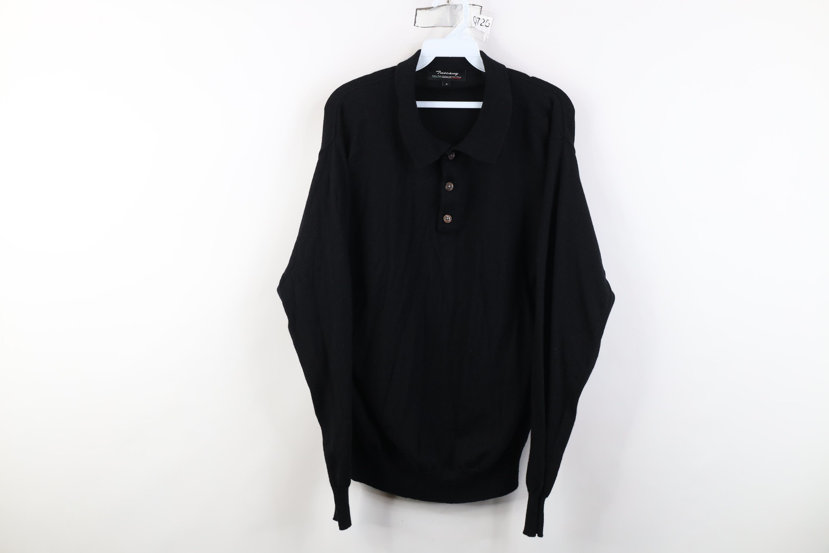 Vintage Vintage 90s Y2K Streetwear Merino Wool Knit Collared Sweater Size US M / EU 48-50 / 2 - 1 Thumbnail
