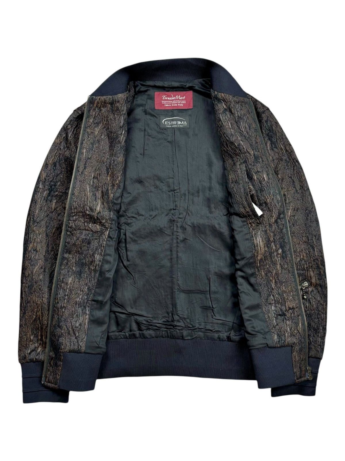 Tornado Mart Archive Tornado Mart - Italy Made Textured Real Tree Jacket Size US M / EU 48-50 / 2 - 3 Thumbnail