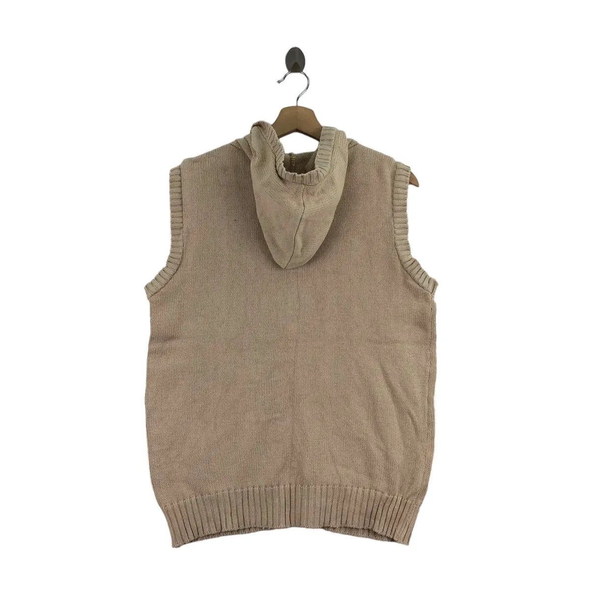 Polo Ralph Lauren Vtg POLO RALPH LAUREN Small Pony Knitwear Tank Top Hoodie Size M / US 6-8 / IT 42-44 - 2 Thumbnail