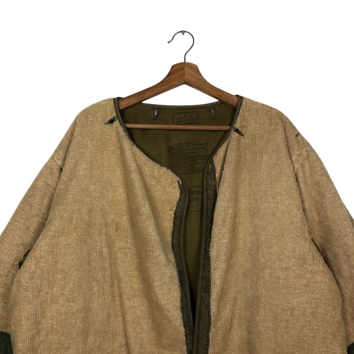 Vintage 📌Vintage Chore Worker Military Jacket Button Size US L / EU 52-54 / 3 - 4 Thumbnail