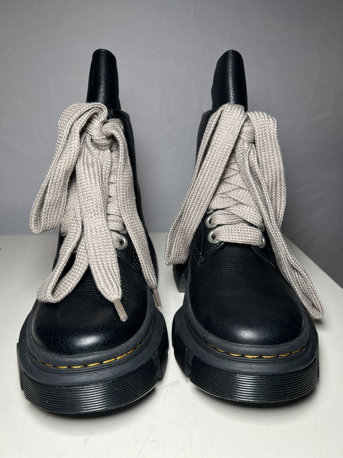 Dr. Martens × Rick Owens Rick Owens x Dr Martens 1460 Jumbo Lace DMXL Boots Size US 5 / EU 37 - 2 Thumbnail