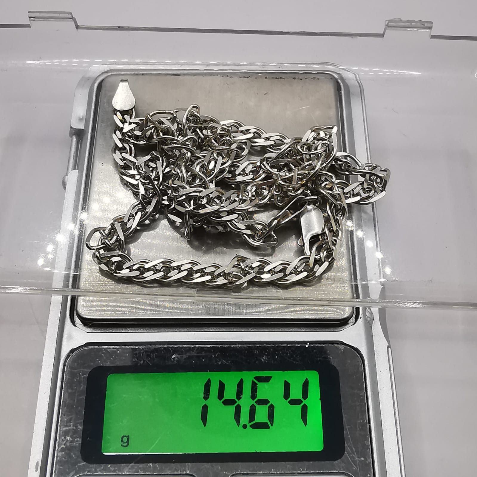 Sterling Silver Vintage Jewelry Chain,925 Sterling Silver,Signed 14,64g Size ONE SIZE - 7 Thumbnail
