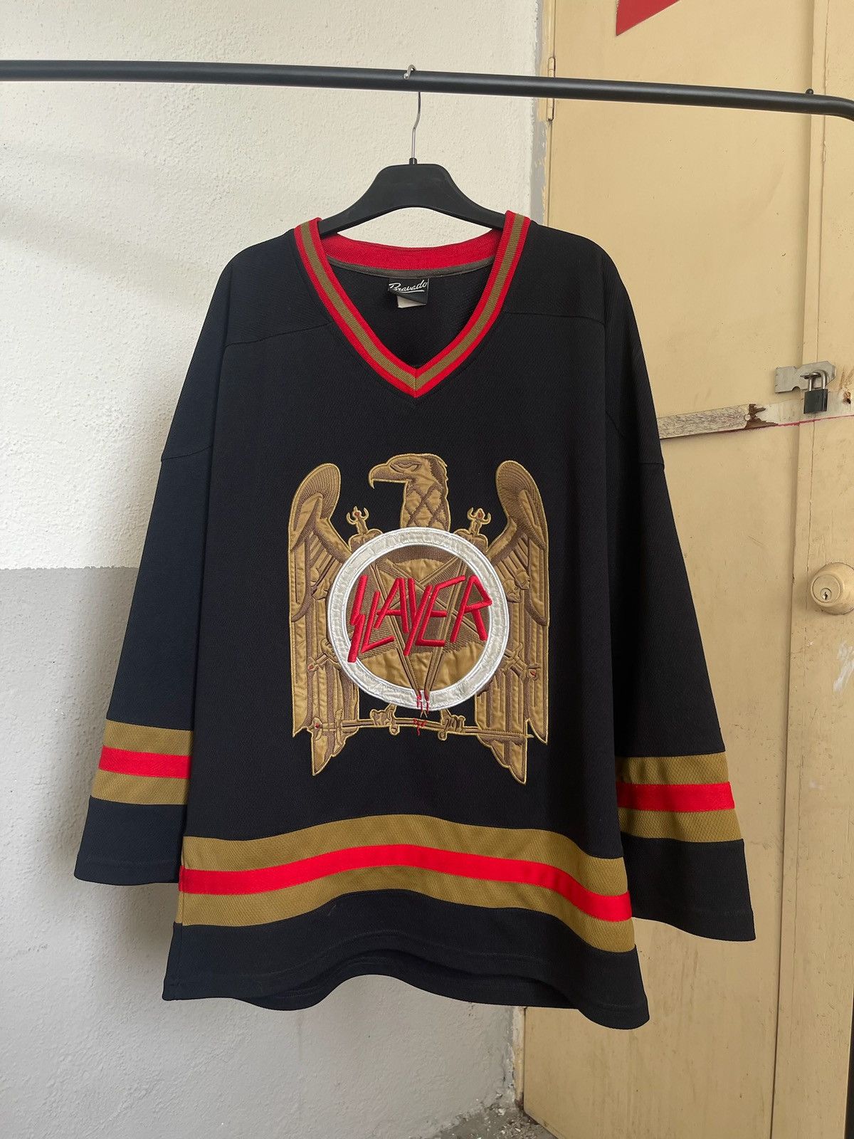 Band Tees Vintage Slayer NHL Jersey Longsleeve Size US M / EU 48-50 / 2 - 1 Thumbnail