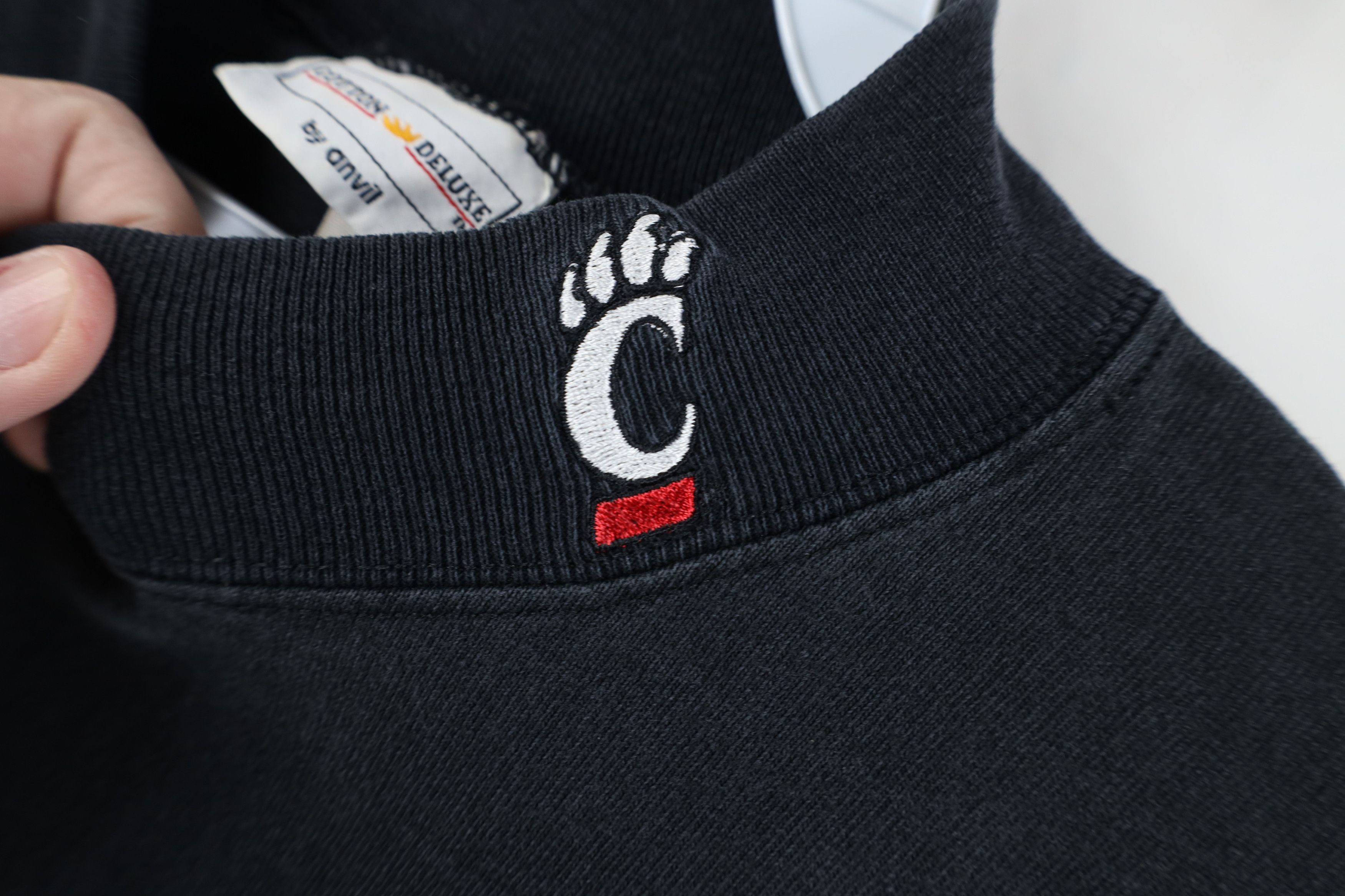 Vintage Vintage 90s Cincinnati Mock Neck Long Sleeve T-Shirt Size US L / EU 52-54 / 3 - 4 Thumbnail