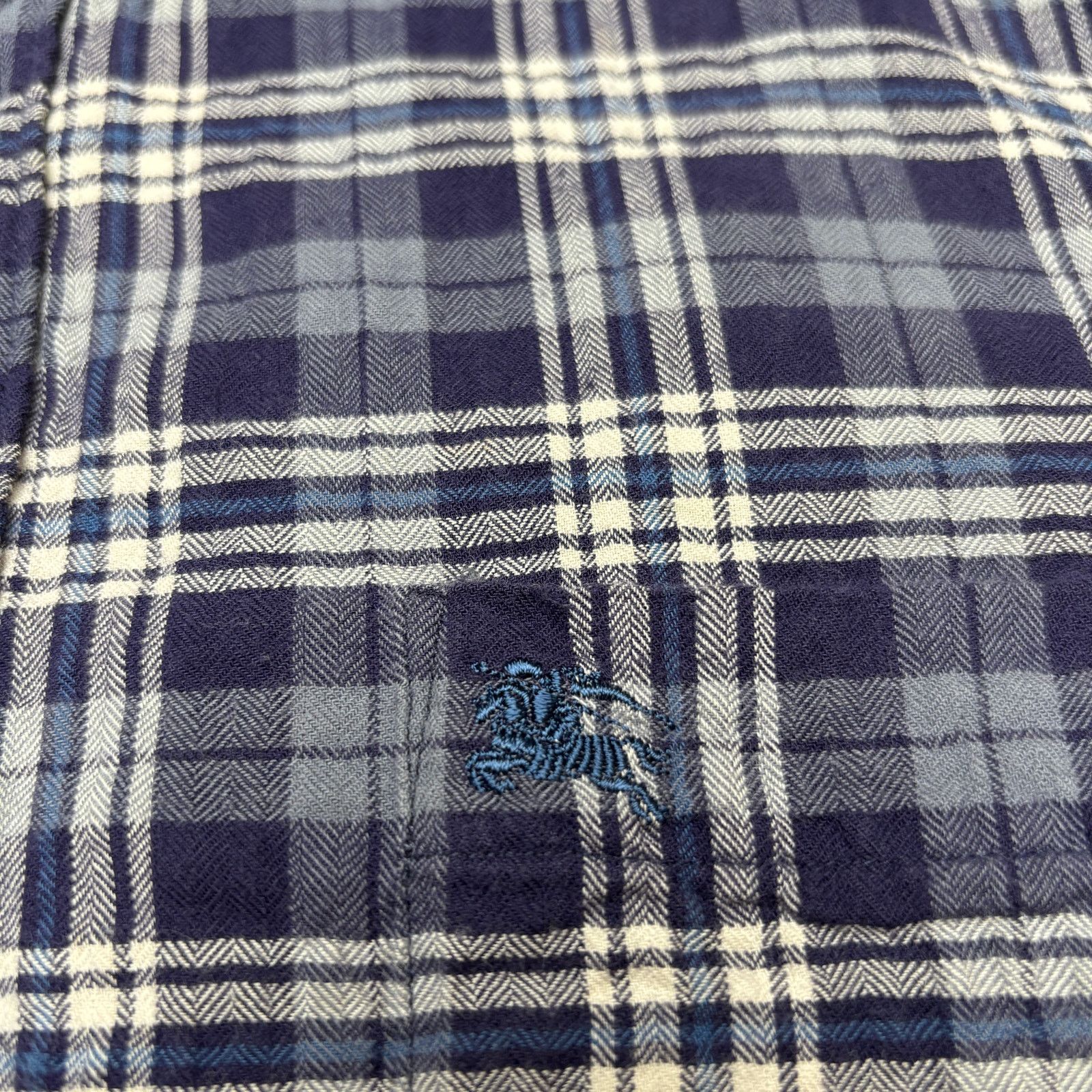Burberry Burberry Brit Men's Plaid Flannel Shirt Button Up Cotton L Size US L / EU 52-54 / 3 - 3 Thumbnail