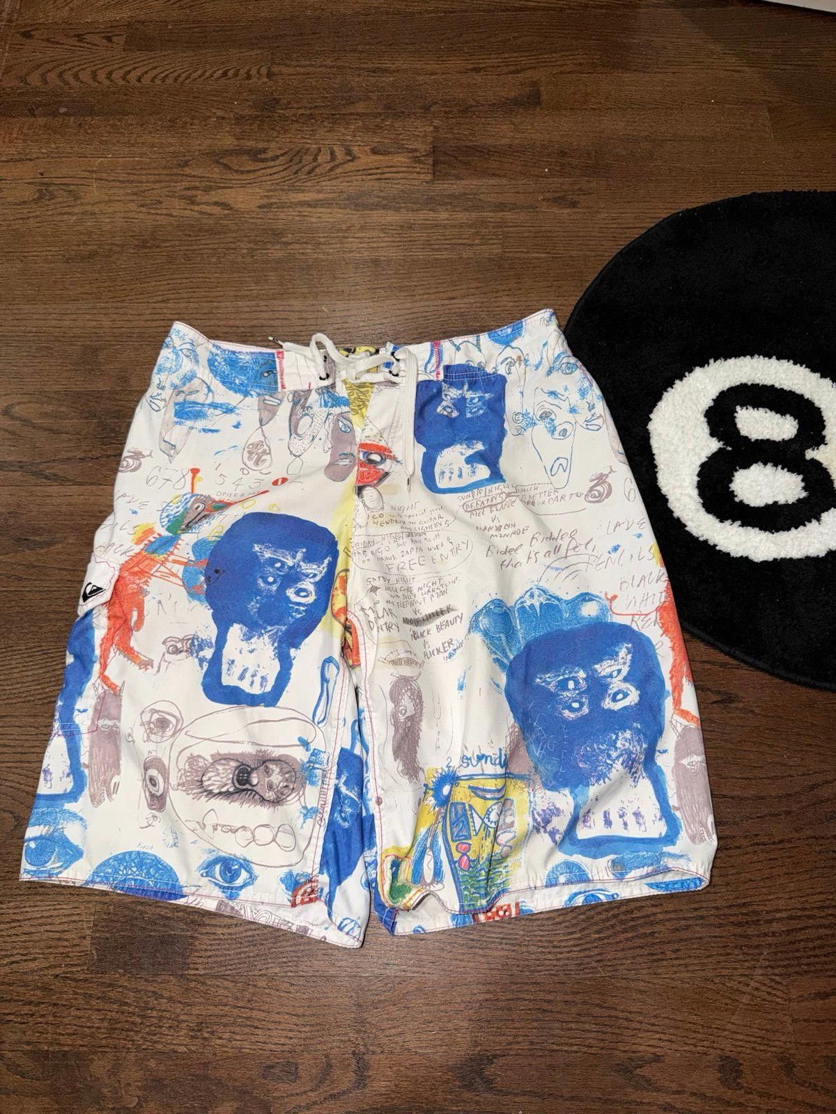 Quiksilver Quiksilver Basquiat Surf Trunks Men L/XL Vintage Y2K 90s Size US 34 / EU 50 - 1 Thumbnail