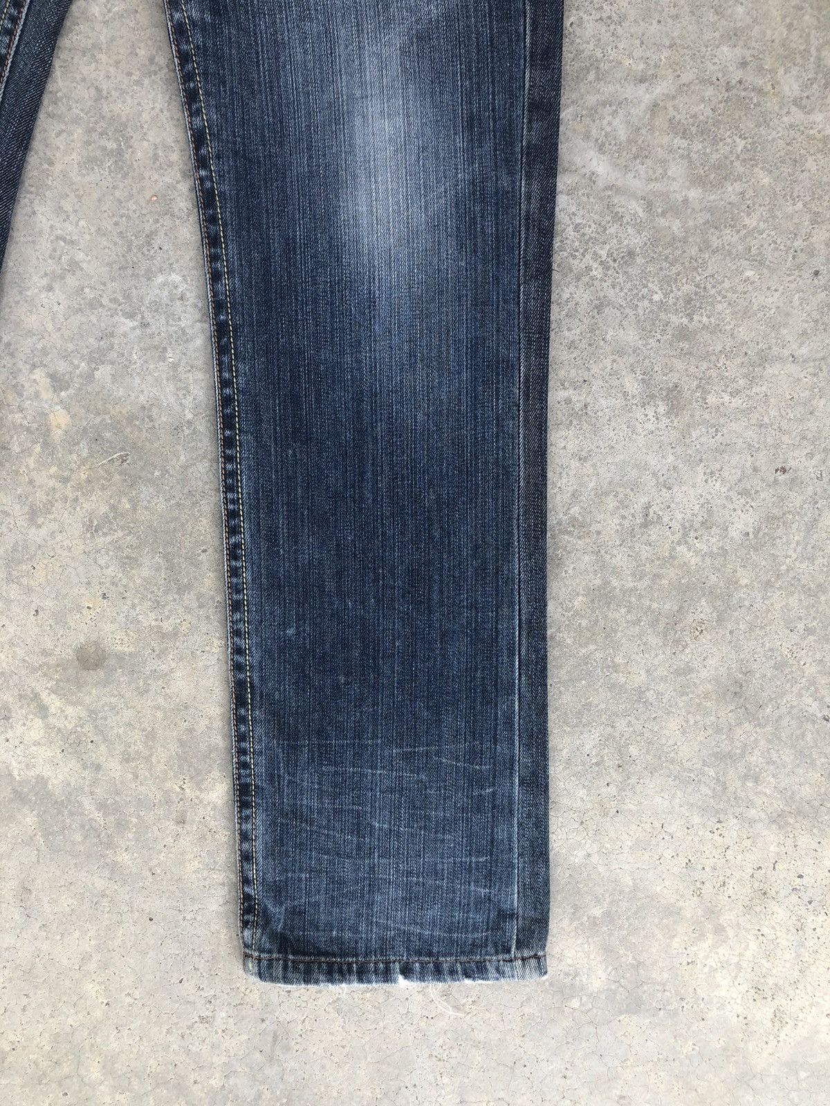 Hysteric Glamour Japanese Blue Spencer Double Waist Distressed Jeans Size US 32 / EU 48 - 7 Thumbnail