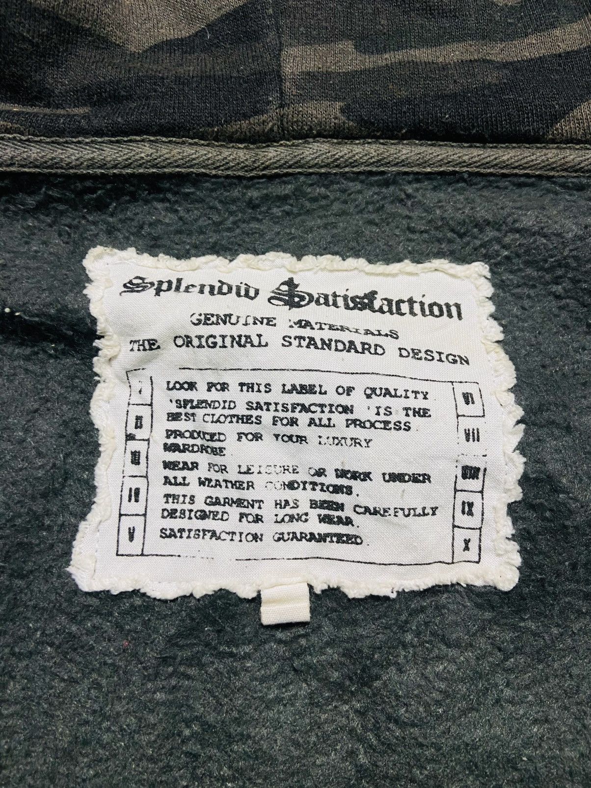 Splendid Splendid Satisfaction Camo Hoodie Faux Fur Hood Y2K Grunge Size US L / EU 52-54 / 3 - 11 Thumbnail