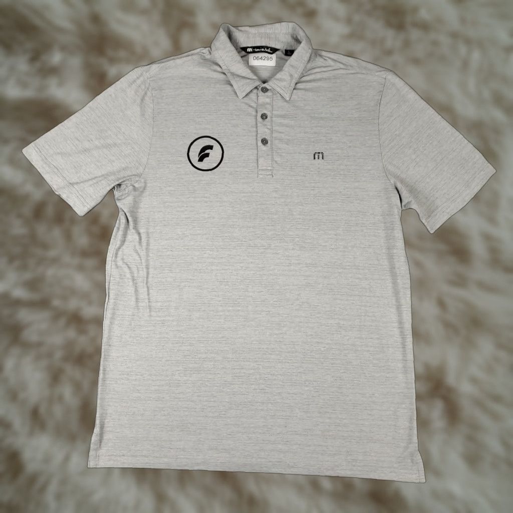 TravisMathew Travis Mathew Polo Shirt Mens L Gray Golf Casual Short Sleeve Shirt Mens Gray Polo Travis Mathew Size US L / EU 52-54 / 3 - 1 Thumbnail