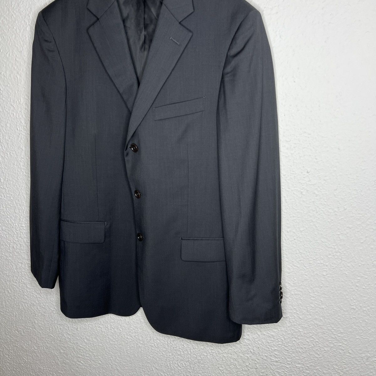 Balmain × Vintage Vintage BALMAIN Black Blazer Wool Jacket M size Size 40R - 3 Thumbnail