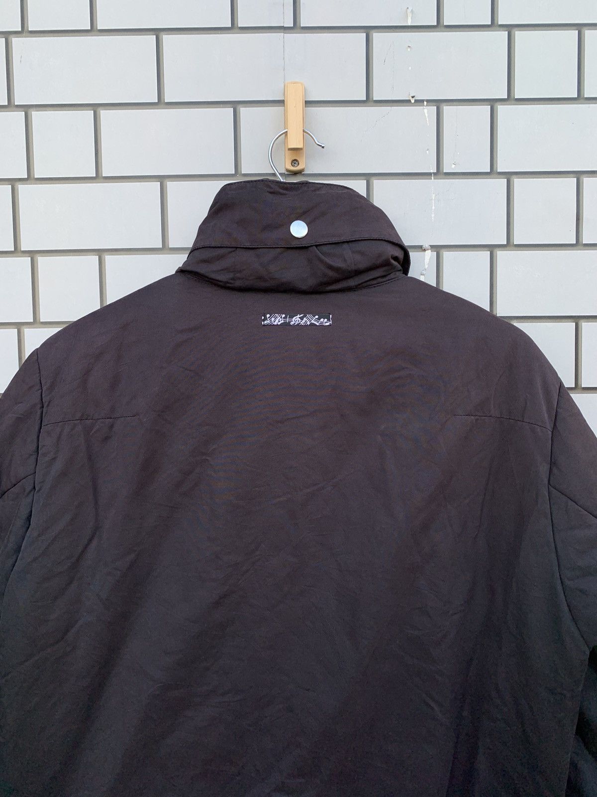 Japanese Brand 2017 A/W NUMBER (N)INE INSULATION ZIP UP BOMBER JACKET Size US M / EU 48-50 / 2 - 6 Thumbnail