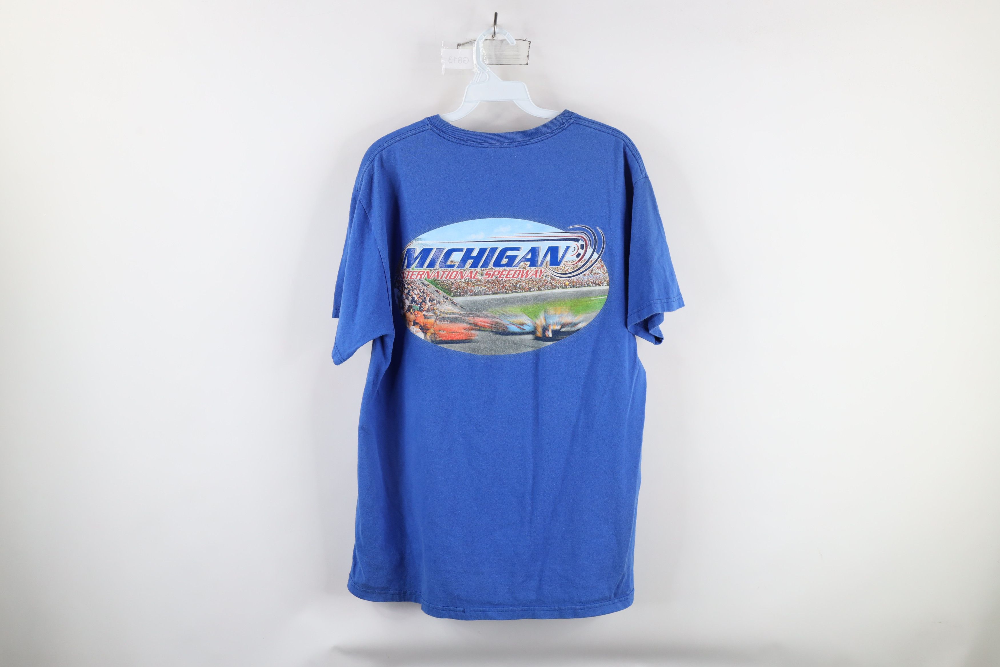 Vintage Vintage Y2K NASCAR Michigan International Speedway T-Shirt Size US M / EU 48-50 / 2 - 9 Thumbnail