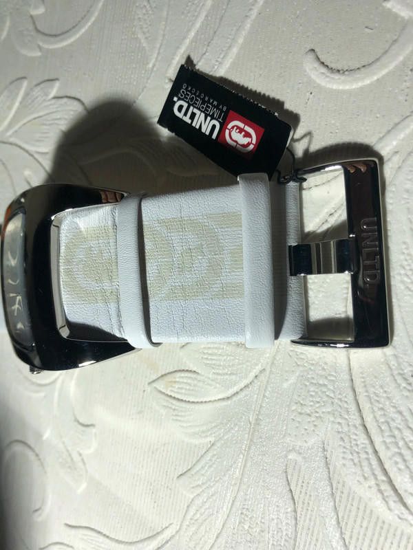 Marc Ecko Marc Ecko -white leather strap Men's Watch Size ONE SIZE - 7 Thumbnail