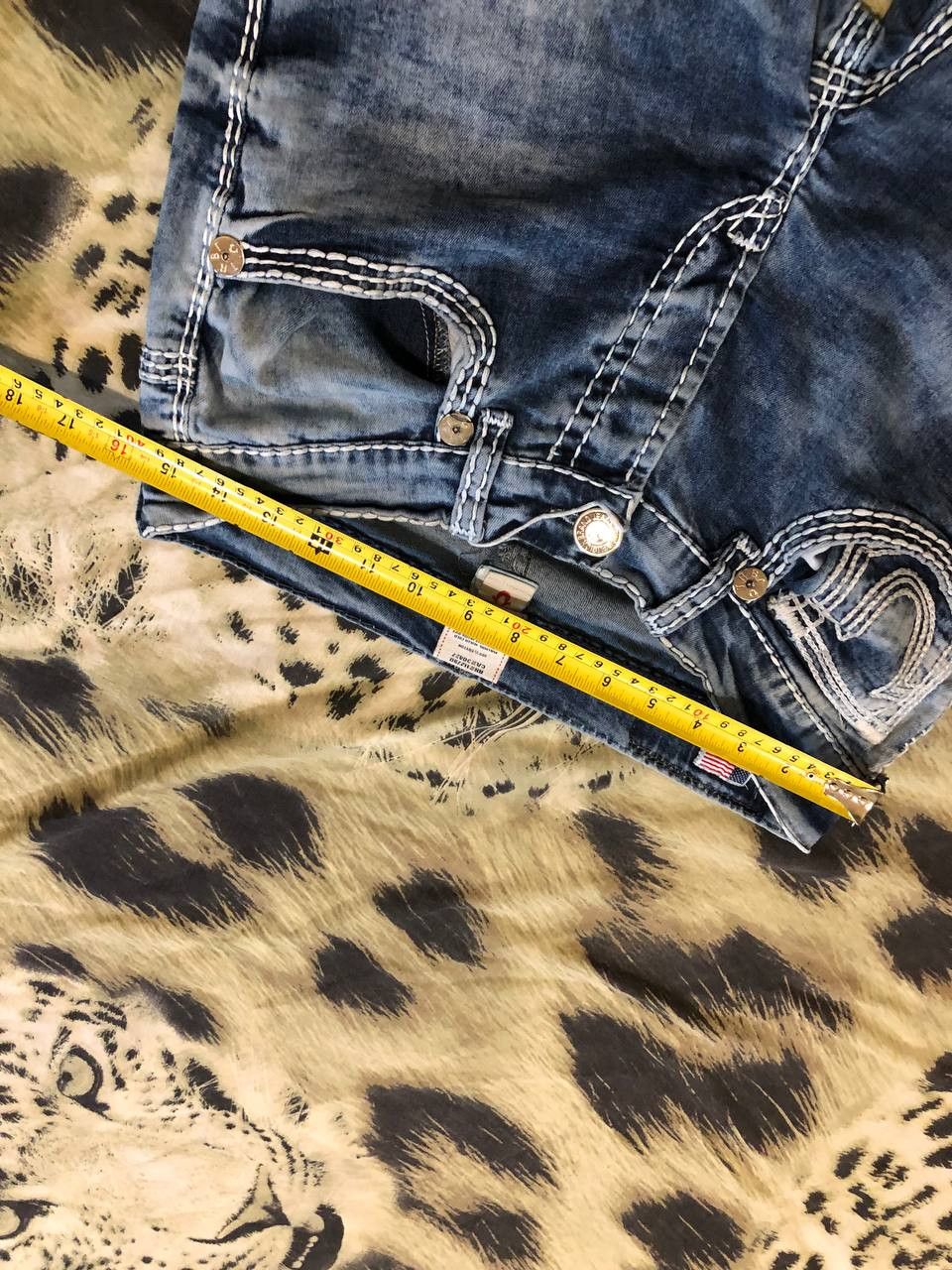 True Religion Vintage Y2k True Religion Big Logo Jeans Size 32" / US 10 / IT 46 - 18 Thumbnail