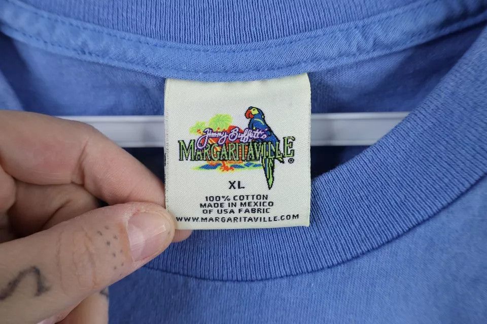 Vintage Vintage Y2K 2002 Jimmy Buffett Myrtle Beach T-Shirt Blue Size US XL / EU 56 / 4 - 6 Thumbnail
