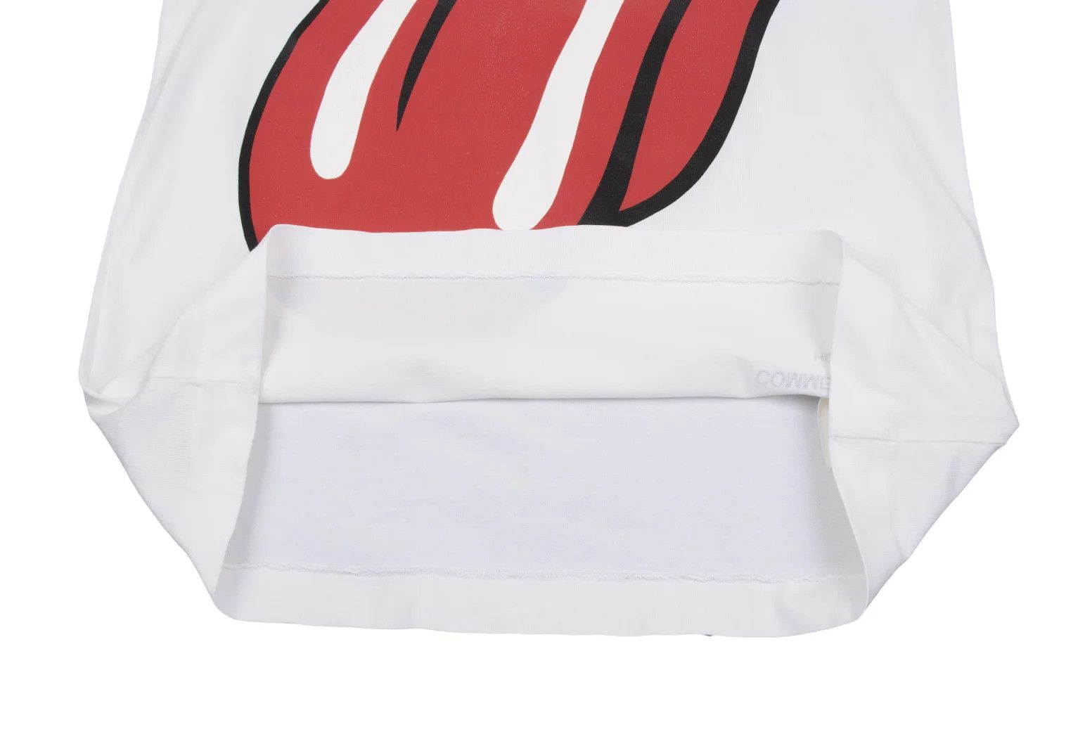 Comme des Garcons Homme Plus Rolling Stones Lip Print Big T-Shirt in White and Red M Size US M / EU 48-50 / 2 - 13 Thumbnail